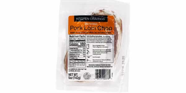 Kitchen Cravings Boneless Pork Chop, 5OZ